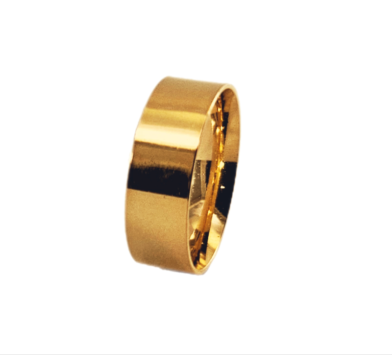 Aliança em Ouro 18k Reta 6,00mm