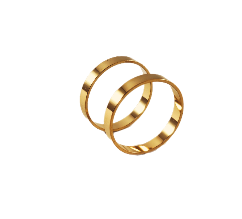 Aliança em Ouro 18k Reta light 2,00mm